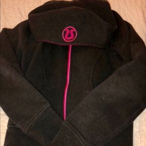 Lululemon scuba hoodie! Grey and pink